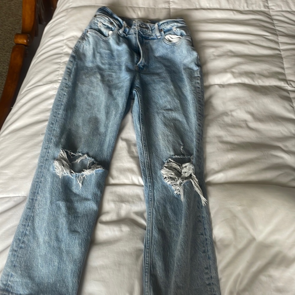 Abercombie 90 straight jeans 26 waist short